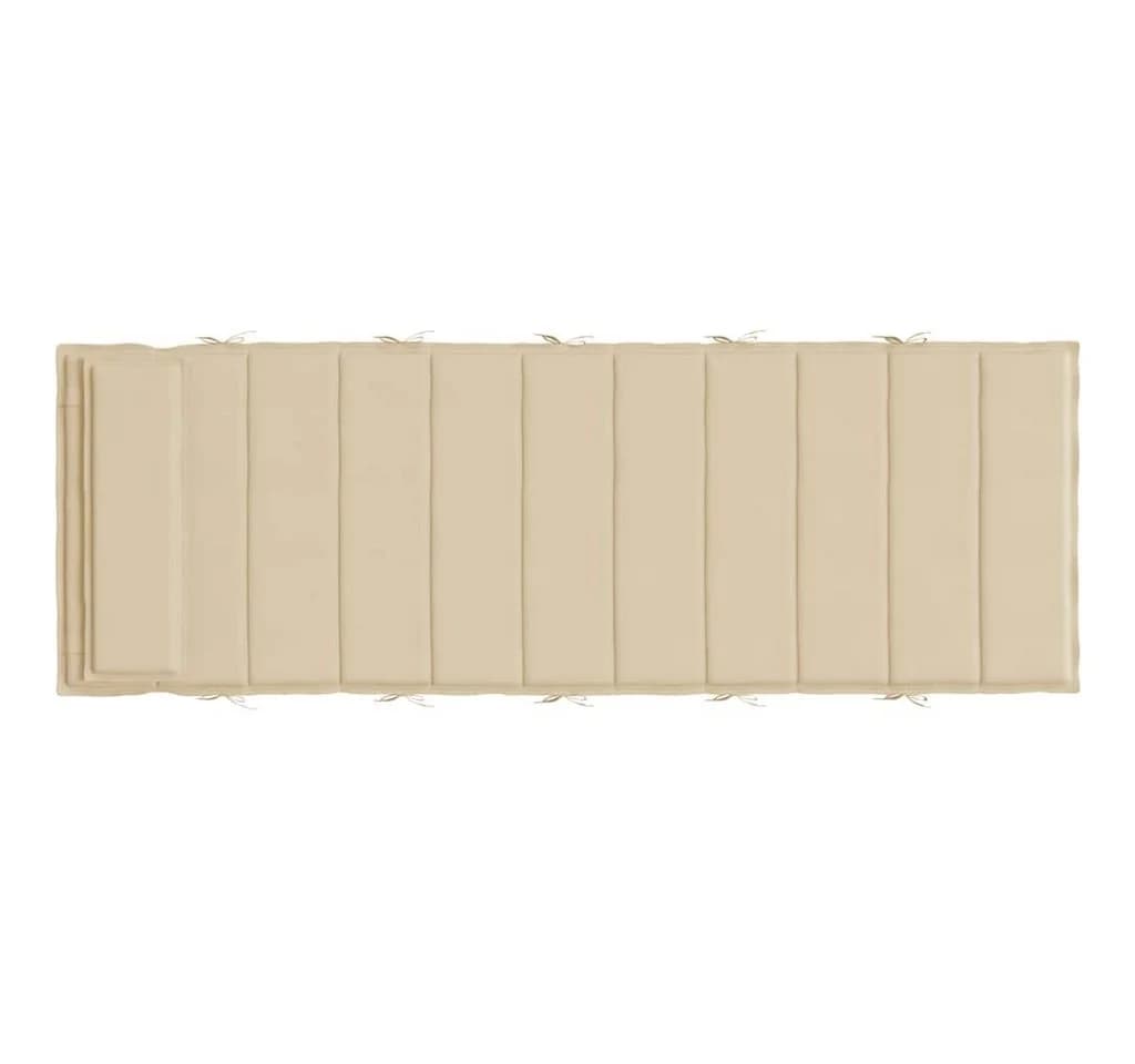 vidaXL Sitzauflage Sonnenliege Beige Oxford-Gewebe - Bild 5