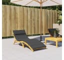 vidaXL Sitzauflage Schwarz Oxford-Gewebe Bild 1