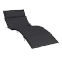 vidaXL Sitzauflage Schwarz Oxford-Gewebe Bild 2