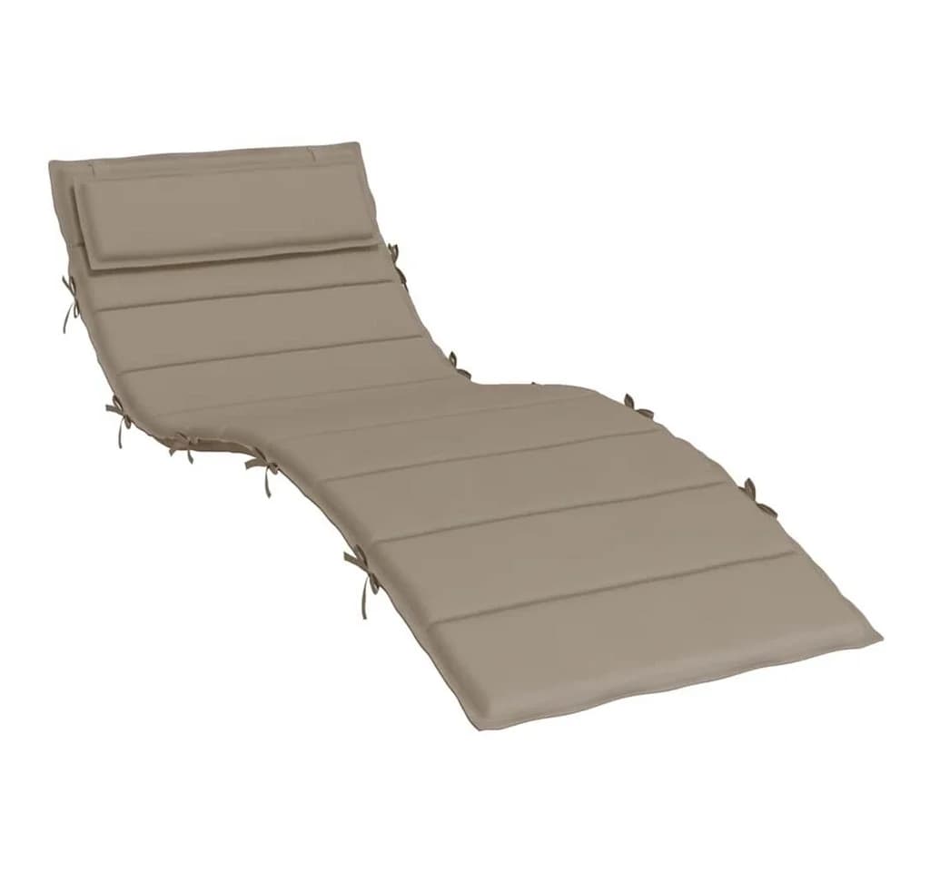 vidaXL Sitzauflage Sonnenliegen Taupe Oxford-Gewebe - Bild 2