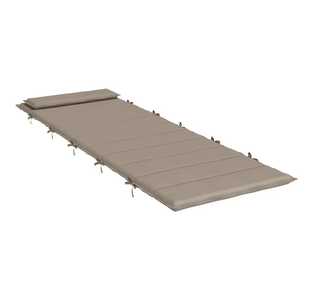 vidaXL Sitzauflage Sonnenliegen Taupe Oxford-Gewebe - Bild 4