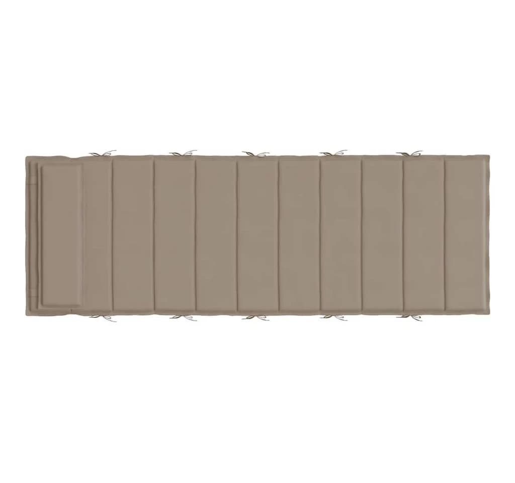 vidaXL Sitzauflage Sonnenliegen Taupe Oxford-Gewebe - Bild 5