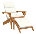 vidaXL Adirondack Gartenstuhl mit Fußstütze Massivholz Akazie Bild 2