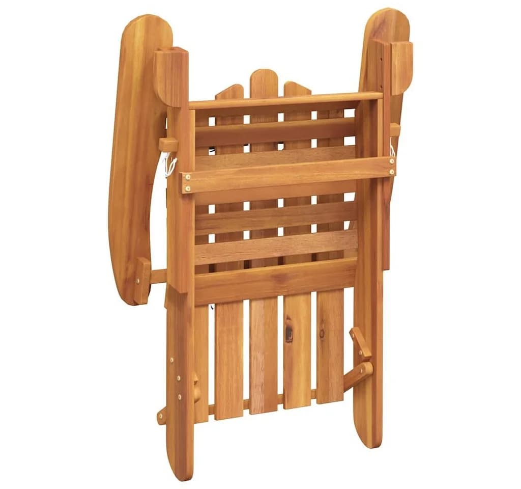 vidaXL Adirondack Gartenstuhl mit Fußstütze Massivholz Akazie - Bild 3
