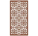 VIDAXL Garten-Wanddeko 105x55 cm Cortenstahl Maurisches Design Bild 4