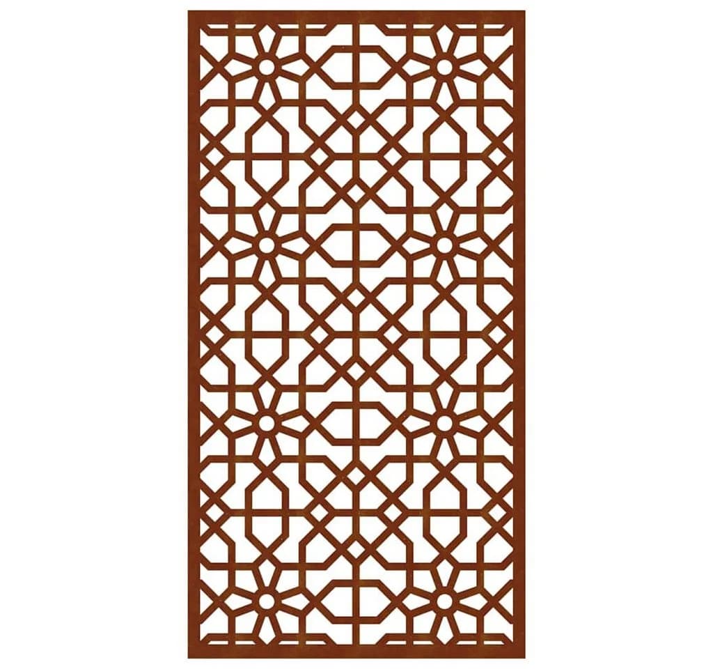 VIDAXL Garten-Wanddeko 105x55 cm Cortenstahl Maurisches Design - Bild 5