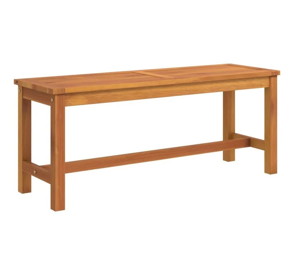 vidaXL Gartenbank 110x35x45 cm Massivholz Braun - Bild 2