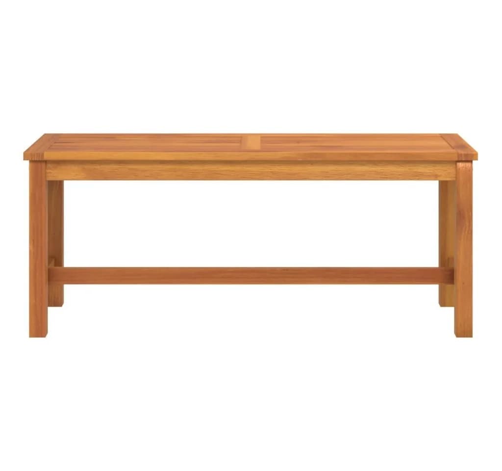 vidaXL Gartenbank 110x35x45 cm Massivholz Braun - Bild 3