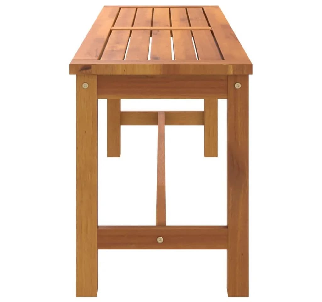 vidaXL Gartenbank 110x35x45 cm Massivholz Braun - Bild 4