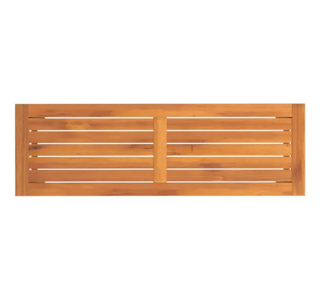 vidaXL Gartenbank 110x35x45 cm Massivholz Braun - Bild 5