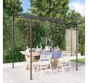 vidaXL Partyzelt Markise Anthrazit 2x2,3 m Polyester Stahl Bild 1