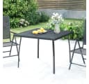 vidaXL Gartentisch Anthrazit Stahlgitter Bild 1