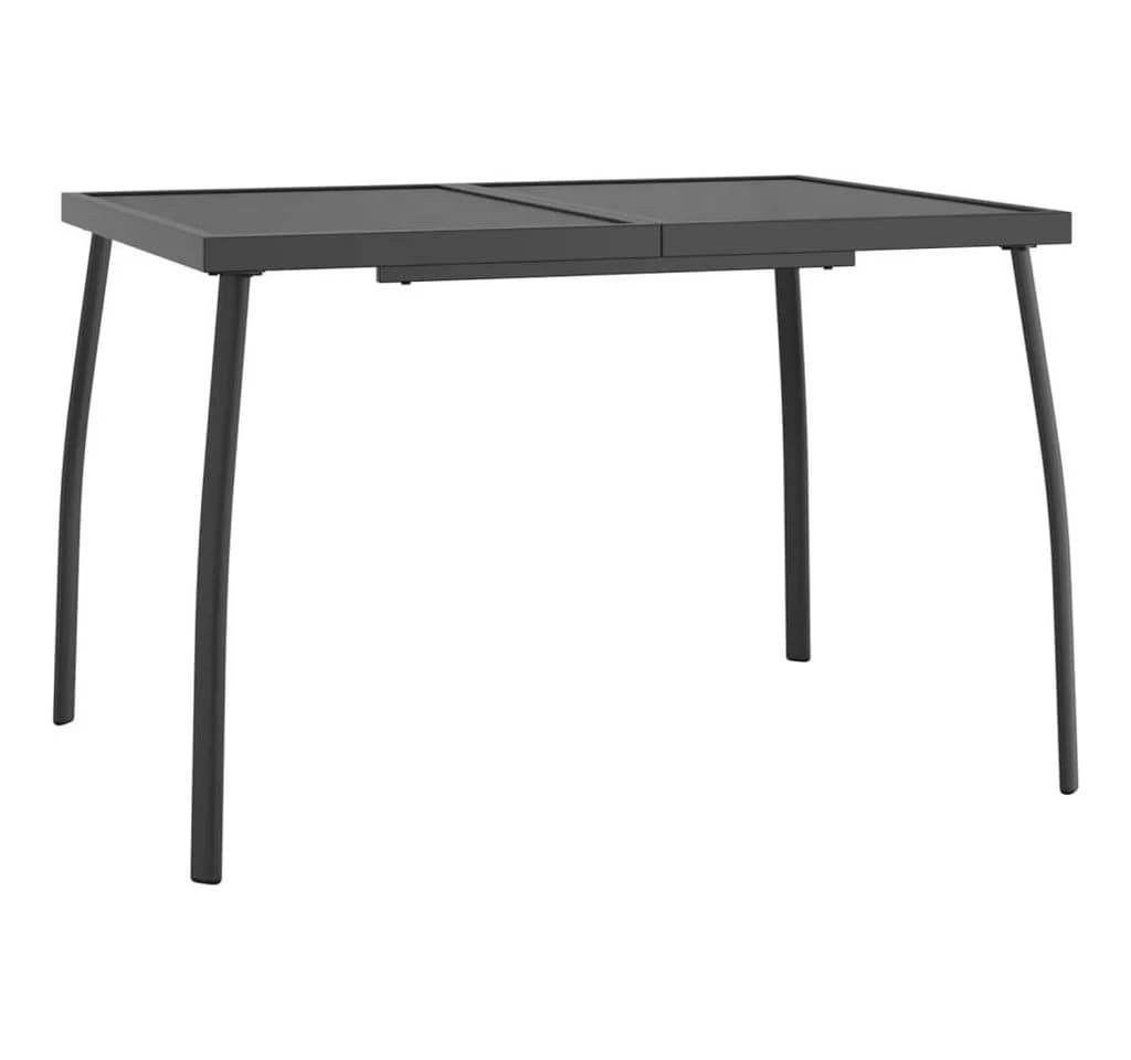 vidaXL Gartentisch Anthrazit Stahlgitter - Bild 2