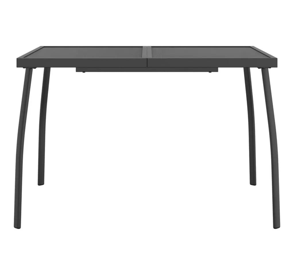 vidaXL Gartentisch Anthrazit Stahlgitter - Bild 3