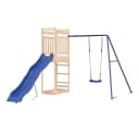 vidaXL Spielturm aus Massivholz Kiefer mit Rutsche und Schaukel Bild 2