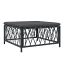 vidaXL Gartenhocker mit Kissen Anthrazit Gewebe Bild 2