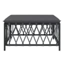 vidaXL Gartenhocker mit Kissen Anthrazit Gewebe Bild 3
