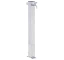 vidaXL Bewässerungssystem Wassersäule 60 cm Edelstahl Silber Bild 1
