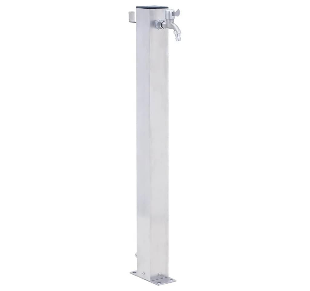 vidaXL Bewässerungssystem Wassersäule 60 cm Edelstahl Silber