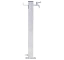 vidaXL Bewässerungssystem Wassersäule 60 cm Edelstahl Silber Bild 2