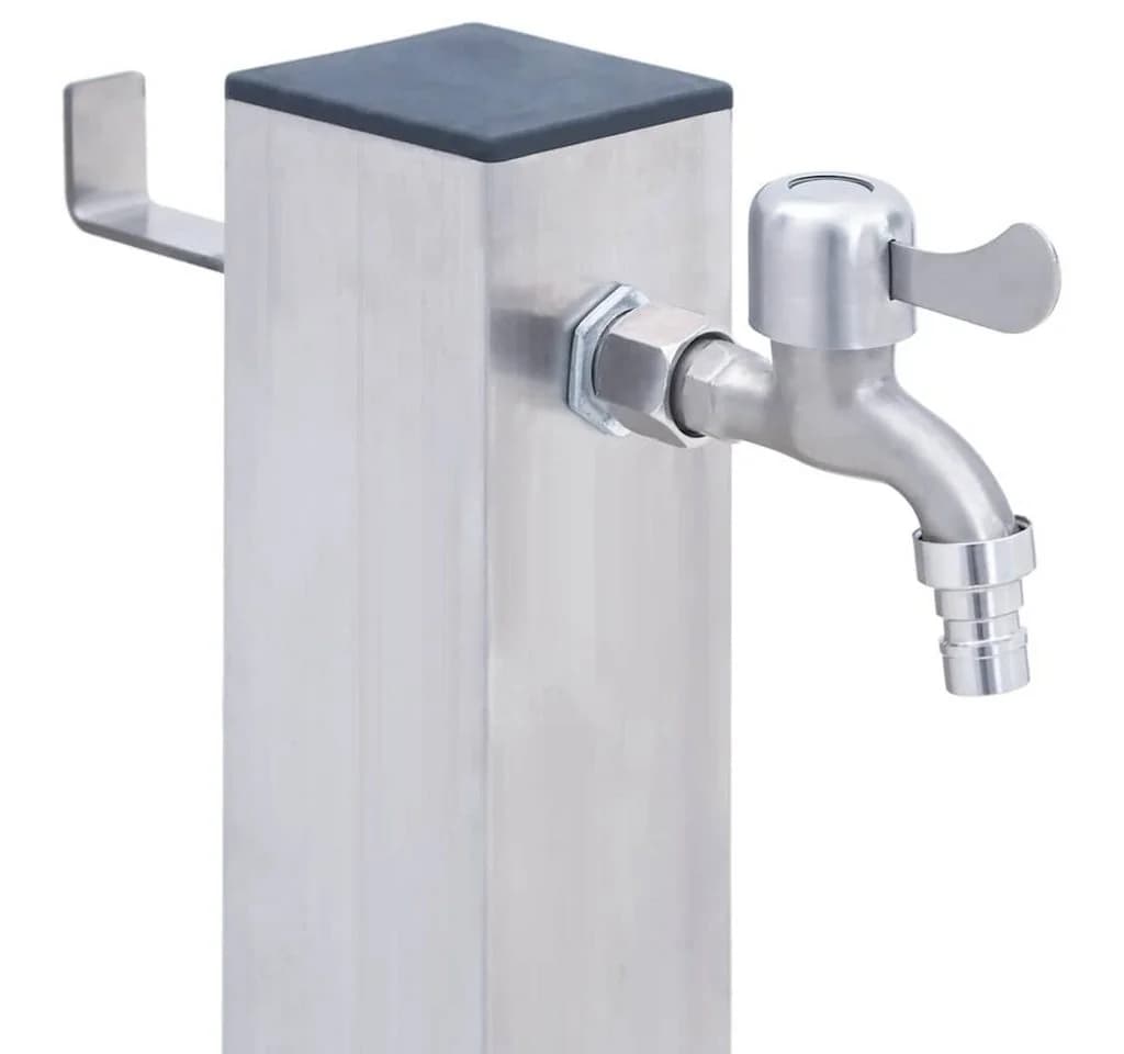 vidaXL Bewässerungssystem Wassersäule 60 cm Edelstahl Silber - Bild 4