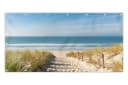 MuchoWow Balkonsichtschutz Strand Design PVC Windschutz Bild 2