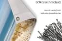 MuchoWow Balkonsichtschutz Strand Design PVC Windschutz Bild 5