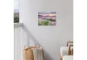 OnlyWow Gartenposter Lavendel Lila Blumen PVC 40x30 cm Bild 1