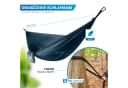 Nordmut Hängematte Outdoor Ultraleicht Blau mit Befestigungs-Set Bild 5
