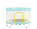 FOXSPORT Kindertrampolin mit Sicherheitsnetz Blau 150 kg Bild 2
