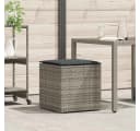 vidaXL Gartenbox Grau Poly-Rattan Moderner Stauraum Bild 1