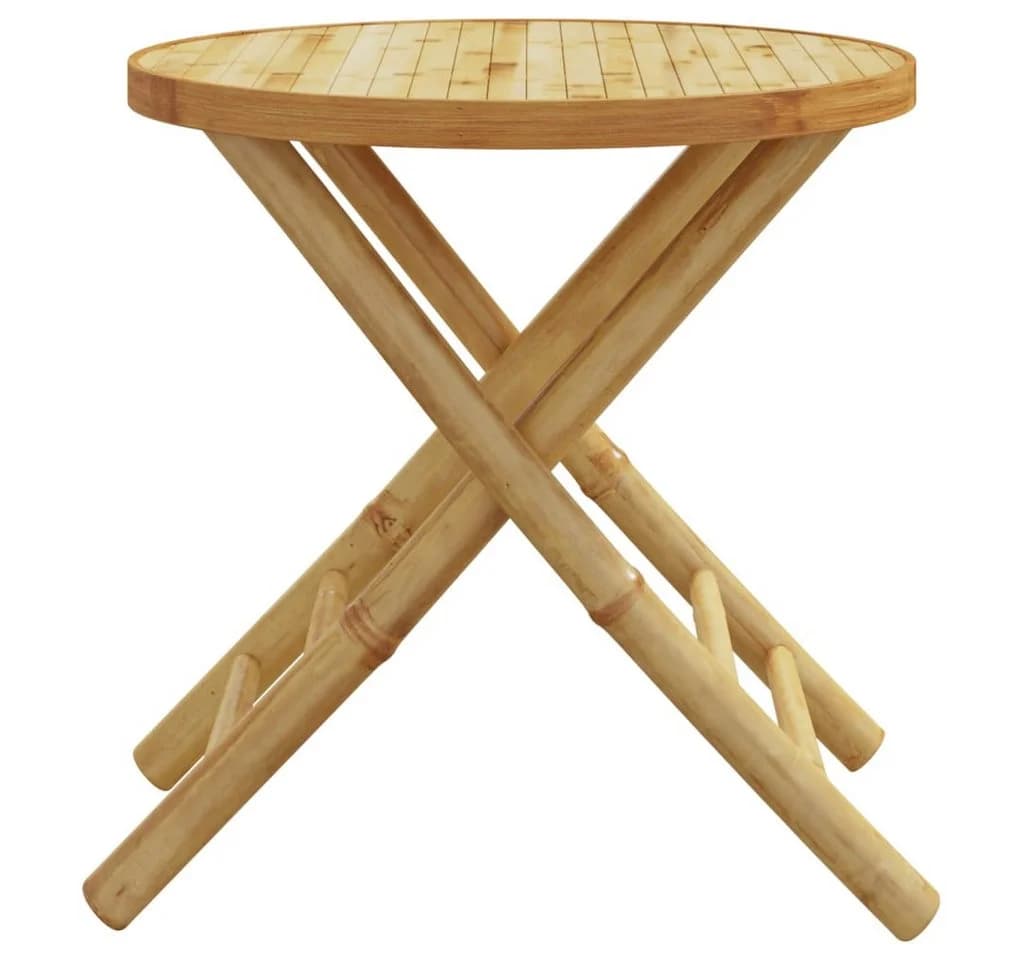 vidaXL Gartentisch Klappbar Bambus 45x45 cm - Bild 5