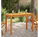 vidaXL Gartentisch aus Massivholz Rustikal Bild 1