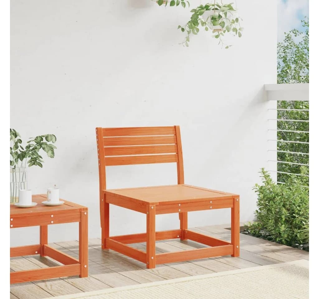 vidaXL Gartensofa Wachsbraun Massivholz Kiefer Modular - Bild 3