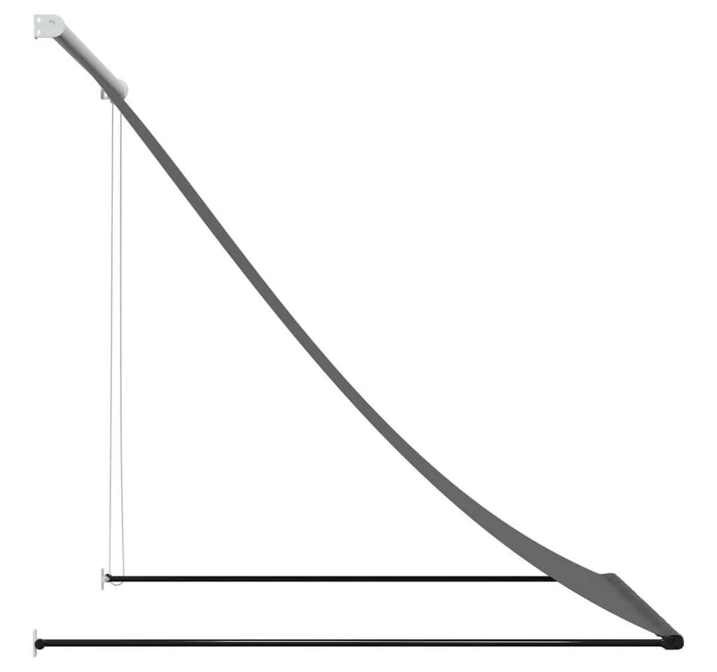 vidaXL Einziehbare Markise Anthrazit 150x150 cm mit Stahlrahmen - Bild 4