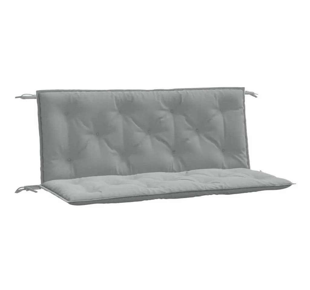 vidaXL Gartenbankauflage Melange Hellgrau Polyester - Bild 2