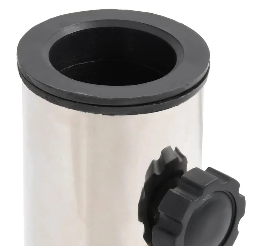 vidaXL Sonnenschirmständer Edelstahl Silbern für Ø38/48 mm - Bild 4