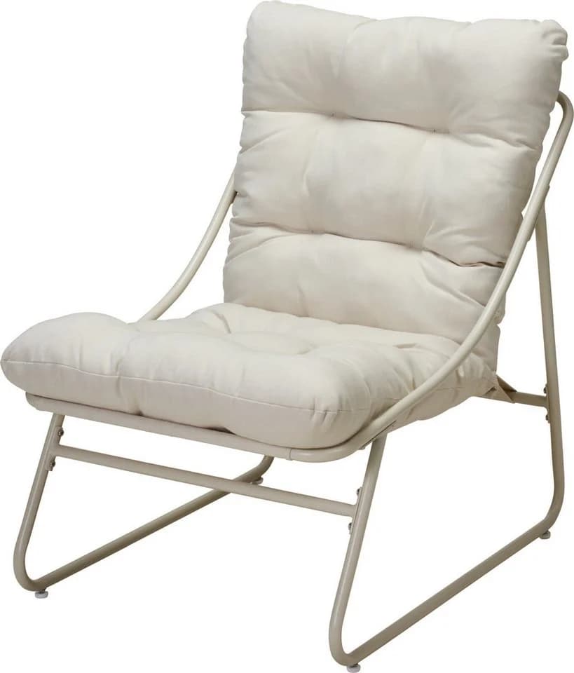 Gartenlounge-Set LYON Beige mit 2 Stühlen und Couchtisch - Bild 3