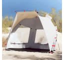 vidaXL Strandzelt 2 Personen Grau Quick Release Wasserdicht Bild 1