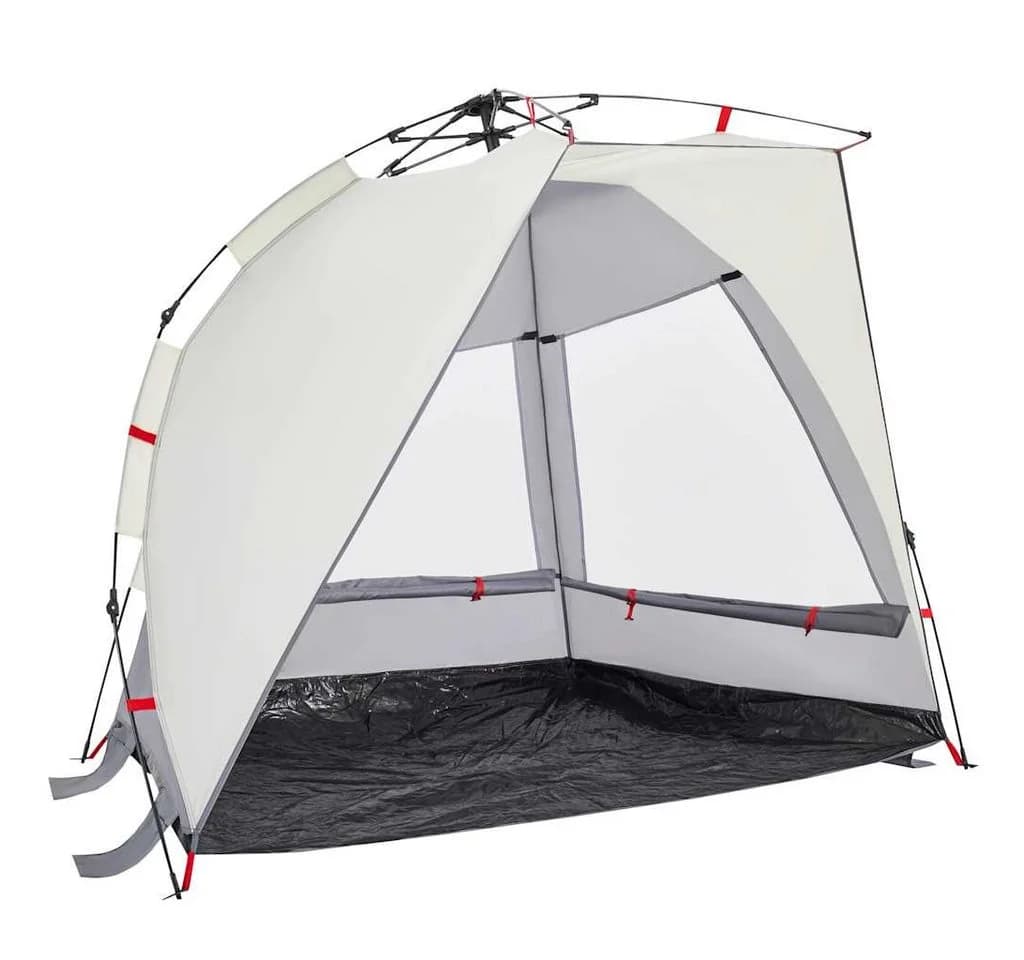 vidaXL Strandzelt 2 Personen Grau Quick Release Wasserdicht - Bild 4