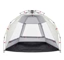vidaXL Strandzelt 2 Personen Grau Quick Release Wasserdicht Bild 5