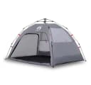 vidaXL Strandzelt 2 Personen Grau Quick Release Wasserdicht Bild 2