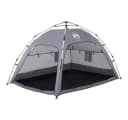 vidaXL Strandzelt 2 Personen Grau Quick Release Wasserdicht Bild 5