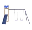 vidaXL Spielturm Massivholz Kiefer mit Rutsche und Schaukel Bild 4