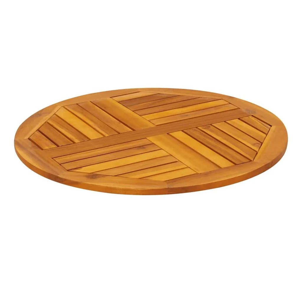 vidaXL Tischplatte Ø70x2 cm Rund Massivholz Akazienholz - Bild 4