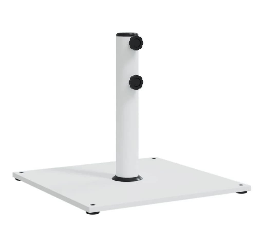 vidaXL Sonnenschirmständer Weiß Stahl 17 kg Quadratisch - Bild 2