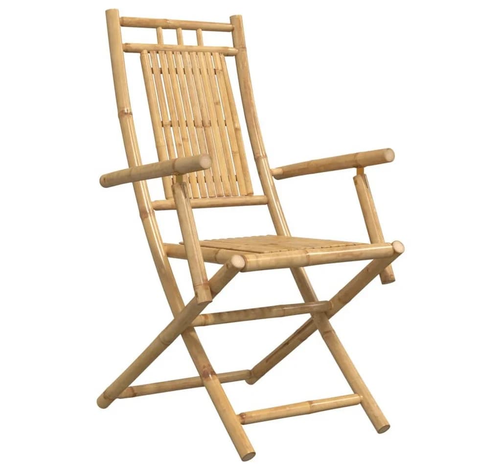 vidaXL Gartenstuhl Bambus Klappbar 53x66x99 cm - Bild 4