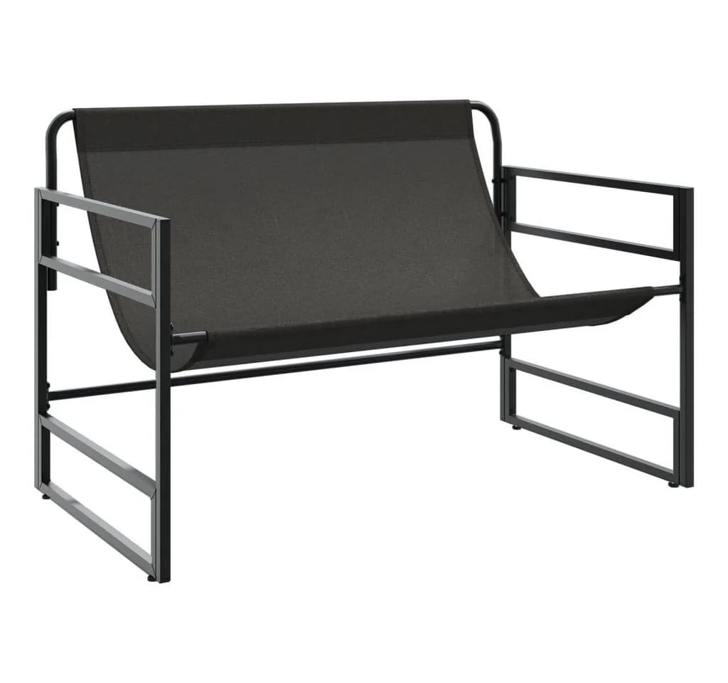 vidaXL Gartenbank mit Kissen Anthrazit 113 cm Stahl - Bild 5