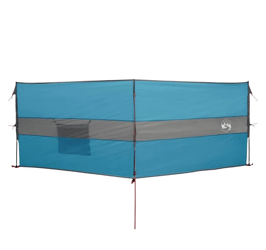 vidaXL Camping Windschutz Blau 344x120 cm Wasserdicht - Bild 4