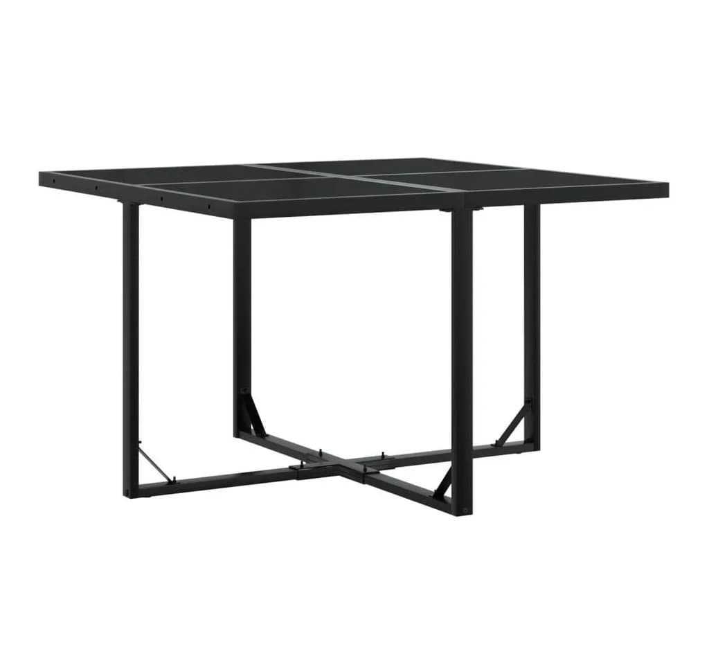 vidaXL Garten-Essgruppe 5-tlg. Schwarz Poly Rattan mit Kissen - Bild 3